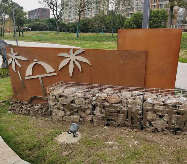 甘肃锈钢板挡土墙